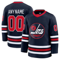 Robertx Custom W.Jets Navy Alternate Premium Jerseys