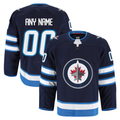 Robertx Custom W.Jets Navy Home Authentic Pro Jerseys