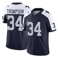 Robertx D.Cowboys #34 Jalen Thompson Player Navy-White Limited Alternate Vapor F.U.S.E. Home Game Stitched Jerseys