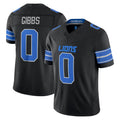 Robertx D.Lions #0 Jahmyr Gibbs Player Black Vapor F.U.S.E. Limited Game Home Stitched Jerseys