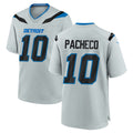 Robertx D.Lions #10 Isiah Pacheco Player Silver 2026 Rivalries Collection Home Game Stitched Jerseys