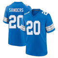 Robertx D.Lions #20 Barry Sanders Player Blue Alternate Home Game Stitched Jerseys