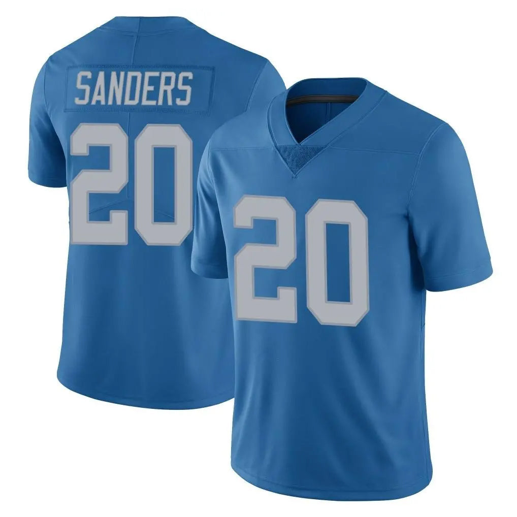 Robertx D.Lions #20 Barry Sanders Player Blue Limited Throwback Vapor Untouchable Stitched Jerseys