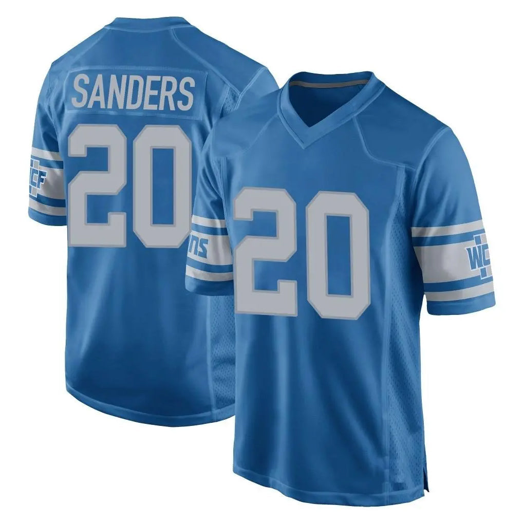 Robertx D.Lions #20 Barry Sanders Player Blue Vapor Untouchable Throwback Game Stitched Jerseys