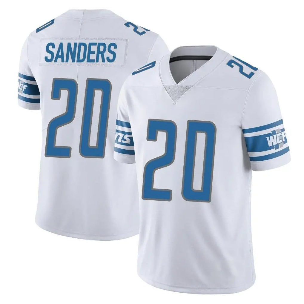 Robertx D.Lions #20 Barry Sanders Player White Limited Vapor Untouchable Home Game Stitched Jerseys