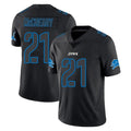 Robertx D.Lions #21 Roger McCreary Player Black Impact Limited Home Game Stitched Jerseys