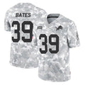 Robertx D.Lions #39 Jake Bates Player Arctic Camo Salute To Service Limited Stitched Jerseys
