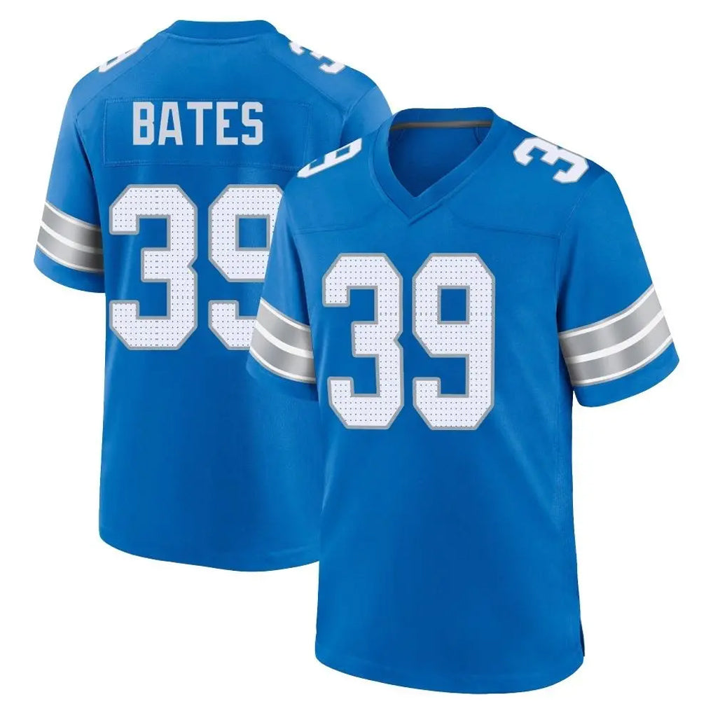 Robertx D.Lions #39 Jake Bates Player Blue Alternate Home Game Stitched Jerseys