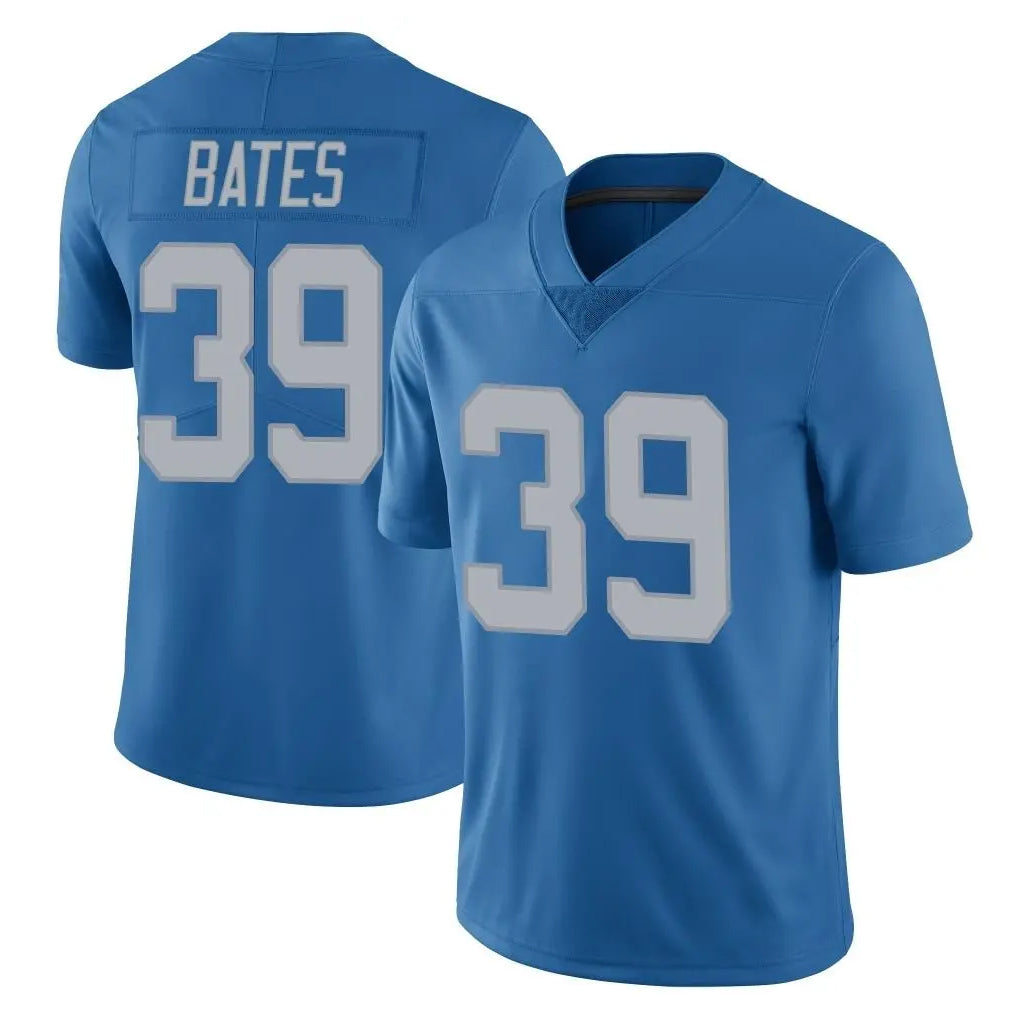 Robertx D.Lions #39 Jake Bates Player Blue Limited Throwback Vapor Untouchable Stitched Jerseys