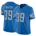Robertx D.Lions #39 Jake Bates Player Blue Vapor F.U.S.E. Limited Home Game Stitched Jerseys