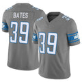 Robertx D.Lions #39 Jake Bates Player Gray Vapor F.U.S.E. Limited Home Game Stitched Jerseys