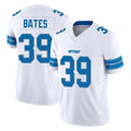 Robertx D.Lions #39 Jake Bates Player White Limited Vapor F.U.S.E. Alternate Home Game Stitched Jerseys