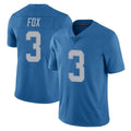 Robertx D.Lions #3 Jack Fox Player Blue Limited Throwback Vapor Untouchable Stitched Jerseys