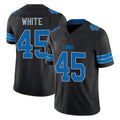 Robertx D.Lions #45 Devin White Player Black Alternate Vapor F.U.S.E. Limited Home Game Stitched Jerseys