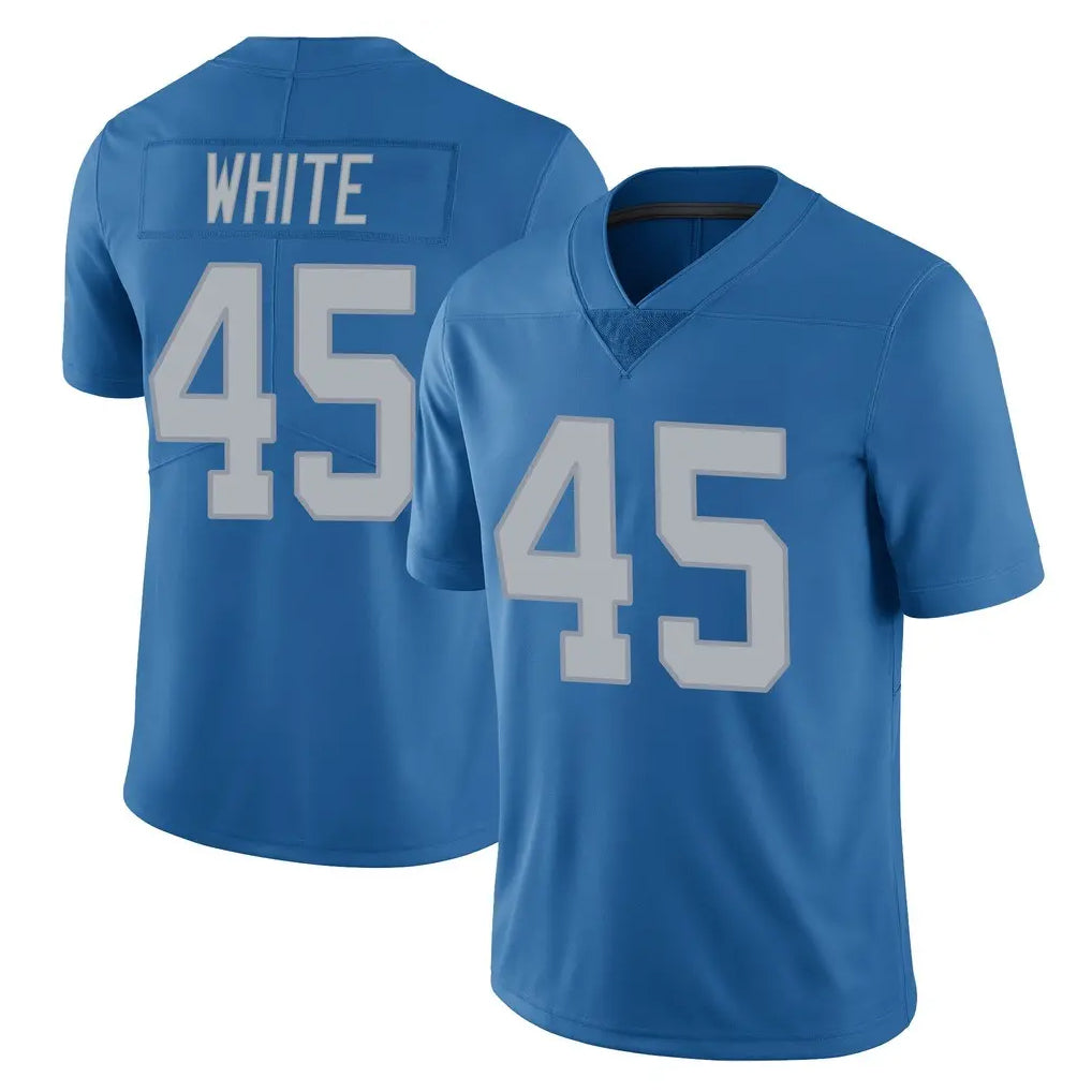Robertx D.Lions #45 Devin White Player Blue Limited Throwback Vapor Untouchable Stitched Jerseys