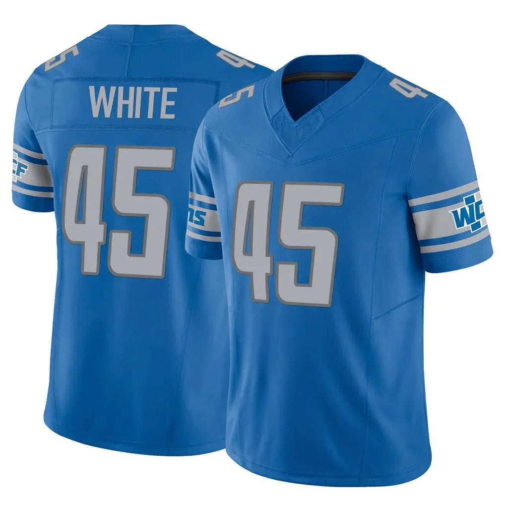 Robertx D.Lions #45 Devin White Player Blue Vapor F.U.S.E. Limited Home Game Stitched Jerseys