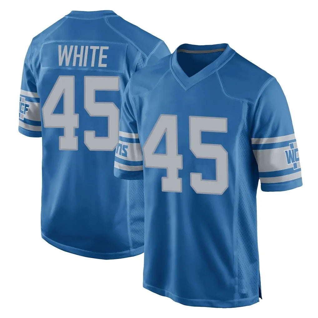 Robertx D.Lions #45 Devin White Player Blue Vapor Untouchable Throwback Game Stitched Jerseys