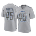 Robertx D.Lions #45 Devin White Player Gray Atmosphere Fashion Home Game Stitched Jerseys