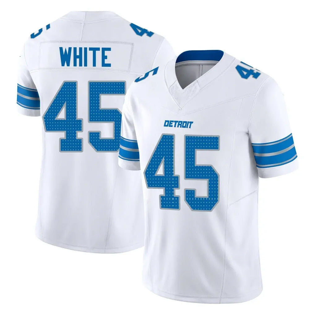 Robertx D.Lions #45 Devin White Player White Limited Vapor F.U.S.E. Alternate Home Game Stitched Jerseys