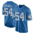 Robertx D.Lions #54 Alim McNeill Player Blue Vapor Untouchable Throwback Game Stitched Jerseys