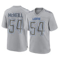 Robertx D.Lions #54 Alim McNeill Player Gray Atmosphere Fashion Home Game Stitched Jerseys