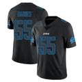 Robertx D.Lions #55 Derrick Barnes Player Black Impact Limited Home Game Stitched Jerseys