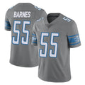 Robertx D.Lions #55 Derrick Barnes Player Gray Vapor Untouchable Limited Home Game Stitched Jerseys