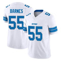 Robertx D.Lions #55 Derrick Barnes Player White Limited Vapor F.U.S.E. Alternate Home Game Stitched Jerseys