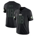 Robertx GB.Packers #18 Jonnu Smith Player Black Impact Limited Home Game Stitched Jerseys