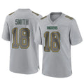 Robertx GB.Packers #18 Jonnu Smith Player Gray Atmosphere Fashion Home Game Stitched Jerseys