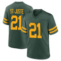Robertx GB.Packers #21 Benjamin St-Juste Player Green Alternate Home Game Stitched Jerseys