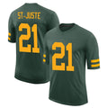 Robertx GB.Packers #21 Benjamin St-Juste Player Green Alternate Vapor Home Game Stitched Jerseys