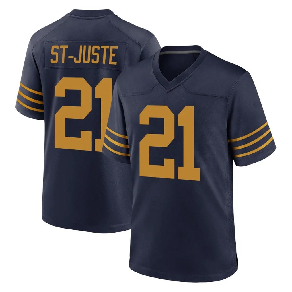 Robertx GB.Packers #21 Benjamin St-Juste Player Navy The 1923 Classic Home Game Stitched Jerseys