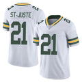 Robertx GB.Packers #21 Benjamin St-Juste Player White Vapor Untouchable Limited Home Game Stitched Jerseys