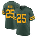 Robertx GB.Packers #25 Keisean Nixon Player Green Alternate Home Game Stitched Jerseys
