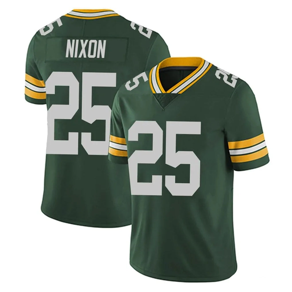 Robertx GB.Packers #25 Keisean Nixon Player Green Vapor Untouchable Limited Home Game Stitched Jerseys
