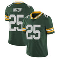 Robertx GB.Packers #25 Keisean Nixon Player Green Vapor Untouchable Limited Home Game Stitched Jerseys