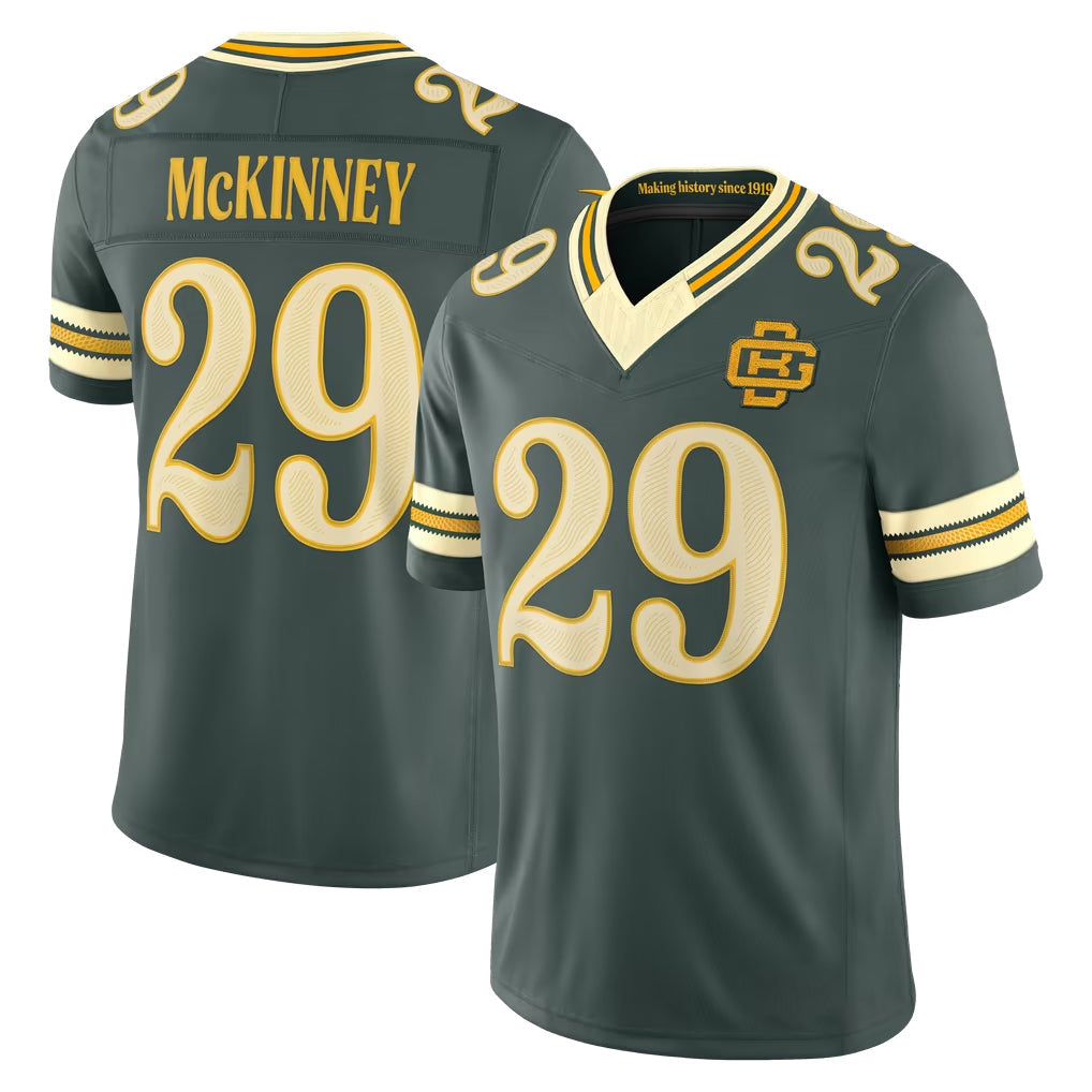Robertx GB.Packers #29 Xavier McKinney Player Green Limited 2026 Rivalries Collection Home Game Stitched Jerseys