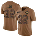 Robertx GB.Packers #32 MarShawn Lloyd Player Brown Salute To Service Limited Stitched Jerseys