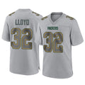 Robertx GB.Packers #32 MarShawn Lloyd Player Gray Atmosphere Fashion Home Game Stitched Jerseys