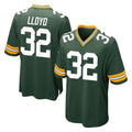 Robertx GB.Packers #32 MarShawn Lloyd Player Green Home Game Stitched Jerseys