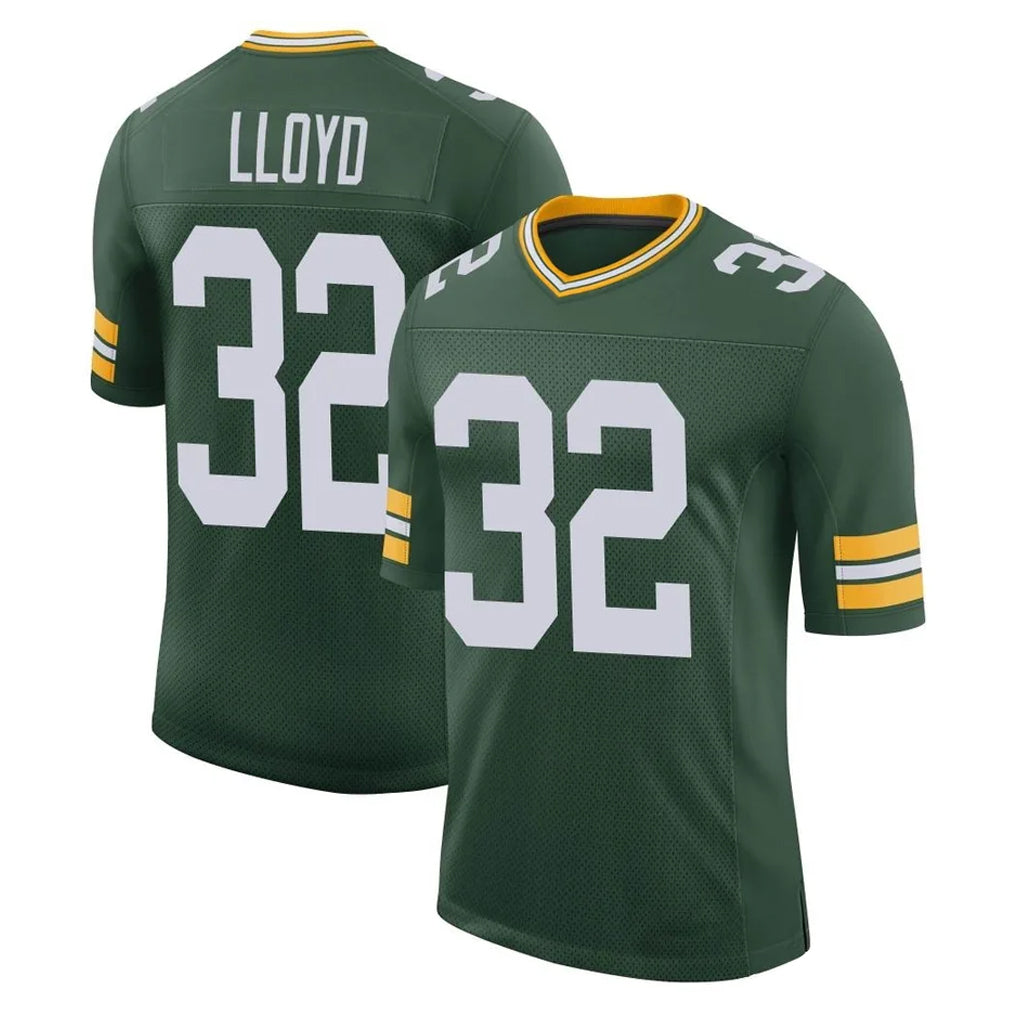 Robertx GB.Packers #32 MarShawn Lloyd Player Green Limited Classic Home Game Stitched Jerseys