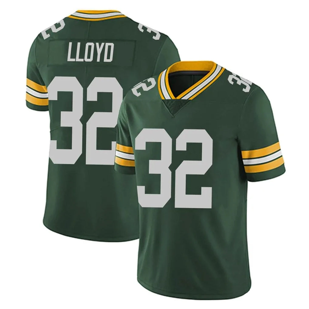 Robertx GB.Packers #32 MarShawn Lloyd Player Green Vapor Untouchable Limited Home Game Stitched Jerseys