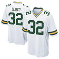 Robertx GB.Packers #32 MarShawn Lloyd Player White Home Game Stitched Jerseys