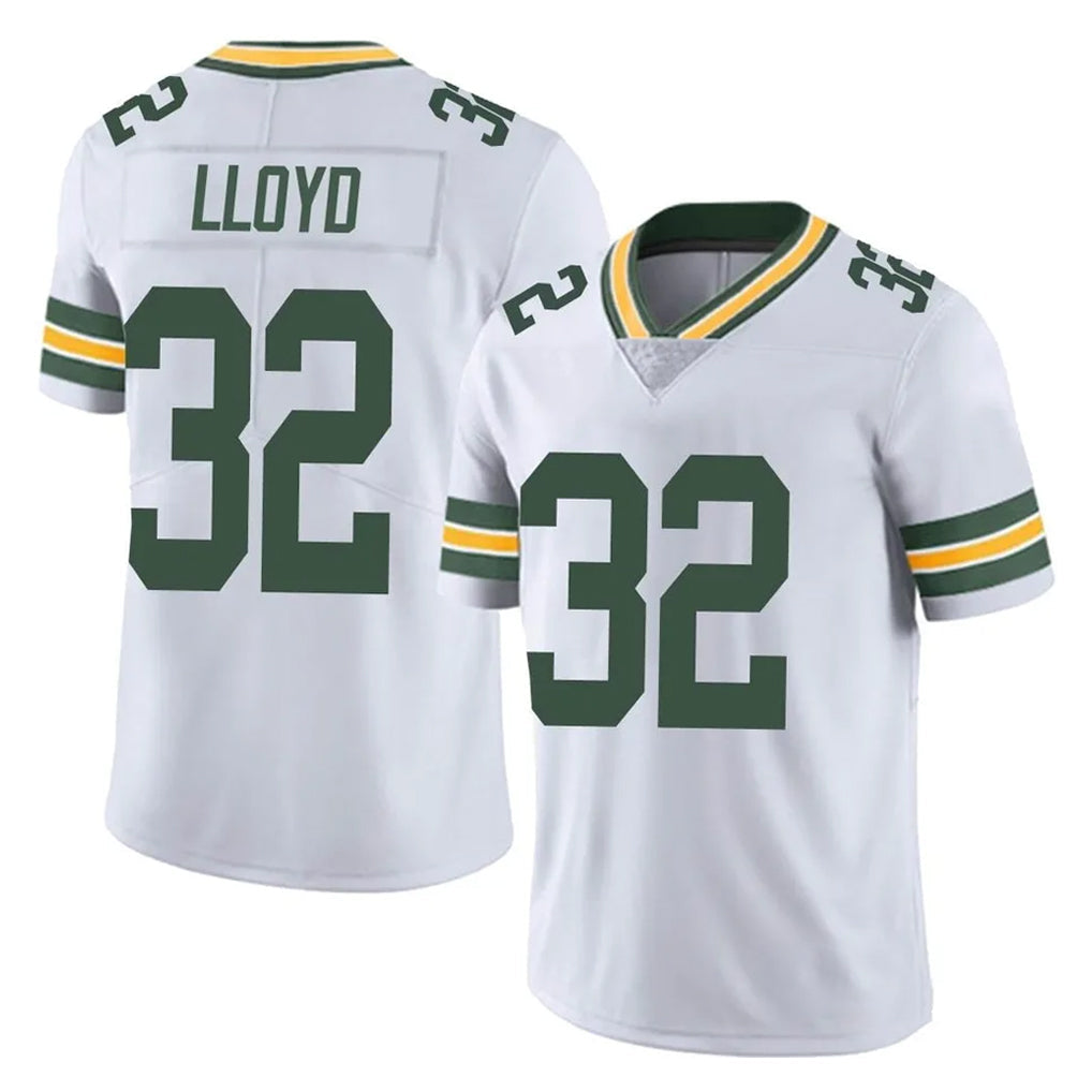 Robertx GB.Packers #32 MarShawn Lloyd Player White Vapor Untouchable Limited Home Game Stitched Jerseys