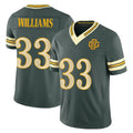 Robertx GB.Packers #33 Evan Williams Player Green Limited 2026 Rivalries Collection Home Game Stitched Jerseys