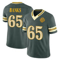 Robertx GB.Packers #65 Aaron Banks Player Green Limited 2026 Rivalries Collection Home Game Stitched Jerseys