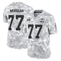 Robertx GB.Packers #77 Jordan Morgan Player Arctic Camo Salute To Service Limited Stitched Jerseys
