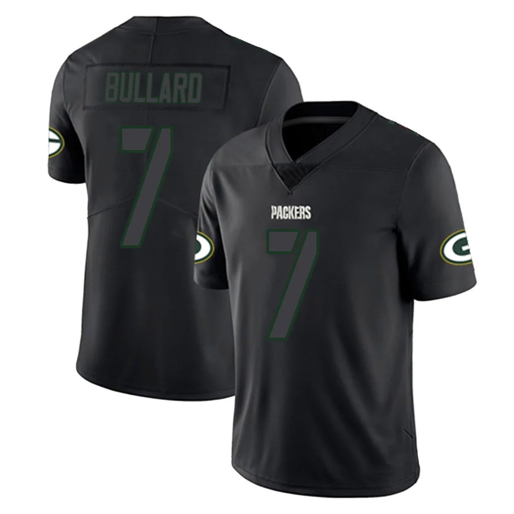 Robertx GB.Packers #7 Javon Bullard Player Black Impact Limited Home Game Stitched Jerseys