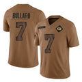Robertx GB.Packers #7 Javon Bullard Player Brown Salute To Service Limited Stitched Jerseys